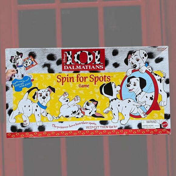 Mattel 1996 Disney’s 101 Dalmatians Spin for Spots Game (incomplete) - Picture 2 of 7